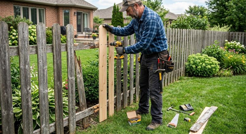 Wood Fence Repair Service